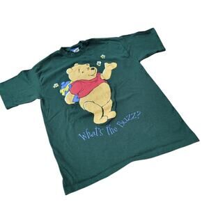 Vintage Winnie The Pooh Single Stitch Whats The Buzz Honey Pot Tee Shirt